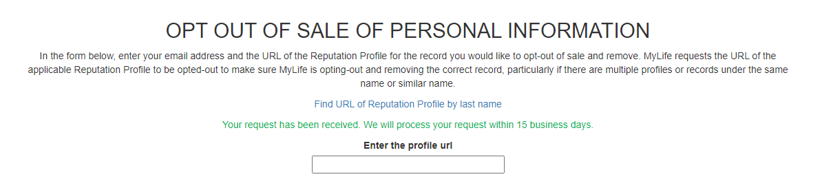 How to Opt-Out and Remove Yourself from MyLife