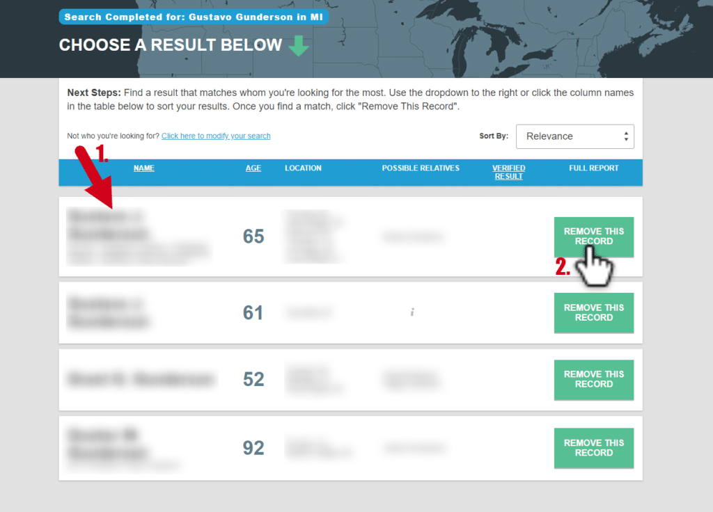 TruthFinder How to OptOut and Remove Yourself from TruthFinder Step