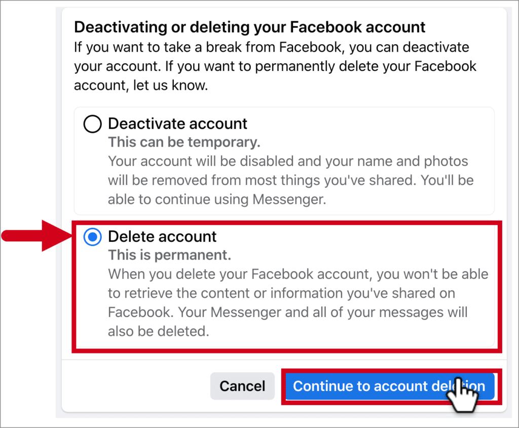 How to Delete Your Facebook Account. 