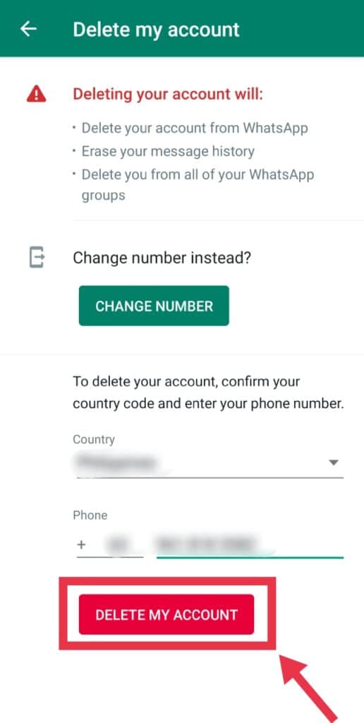 How to Delete Your WhatsApp Account