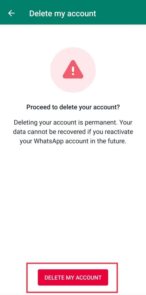 How to Delete Your WhatsApp Account