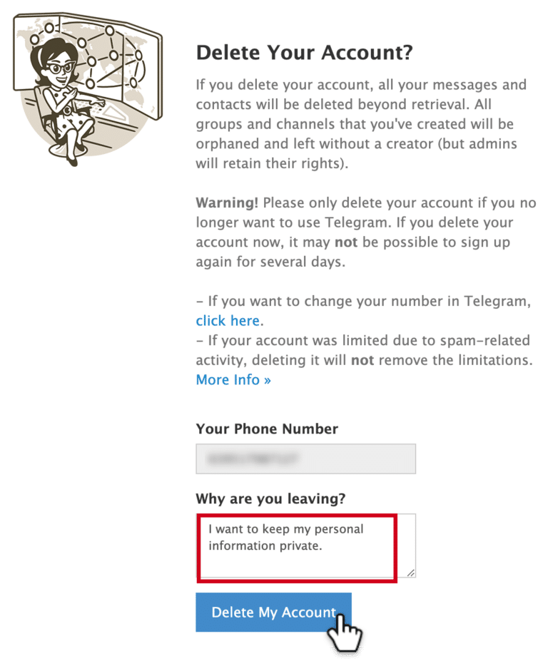 Telegram: How to Delete Your Telegram Account | Step-by-Step ...
