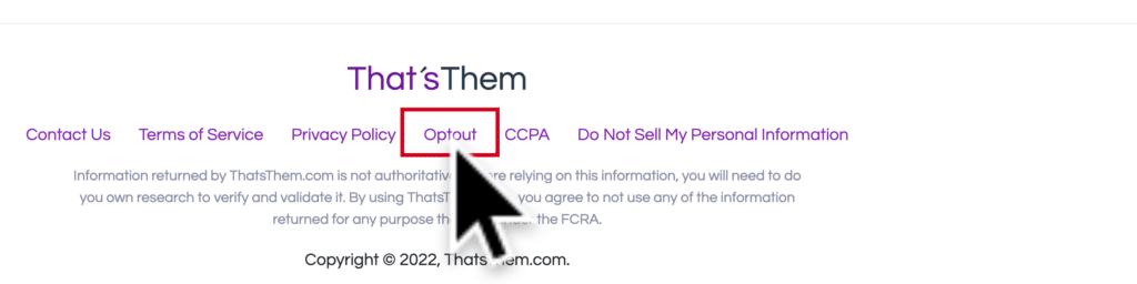 How to Opt Out of ThatsThem