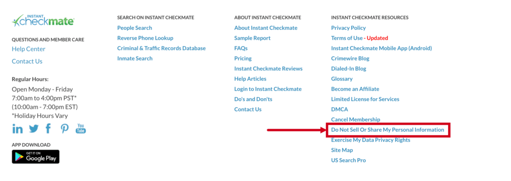 How to Opt Out of InstantCheckmate