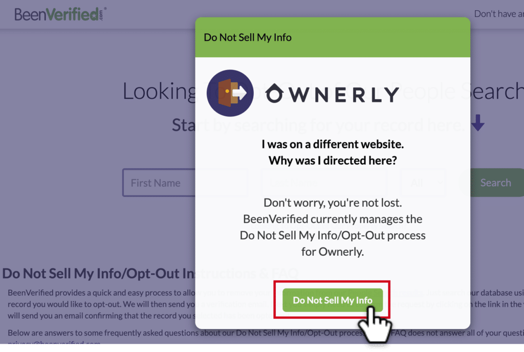 How to Opt Out of Ownerly