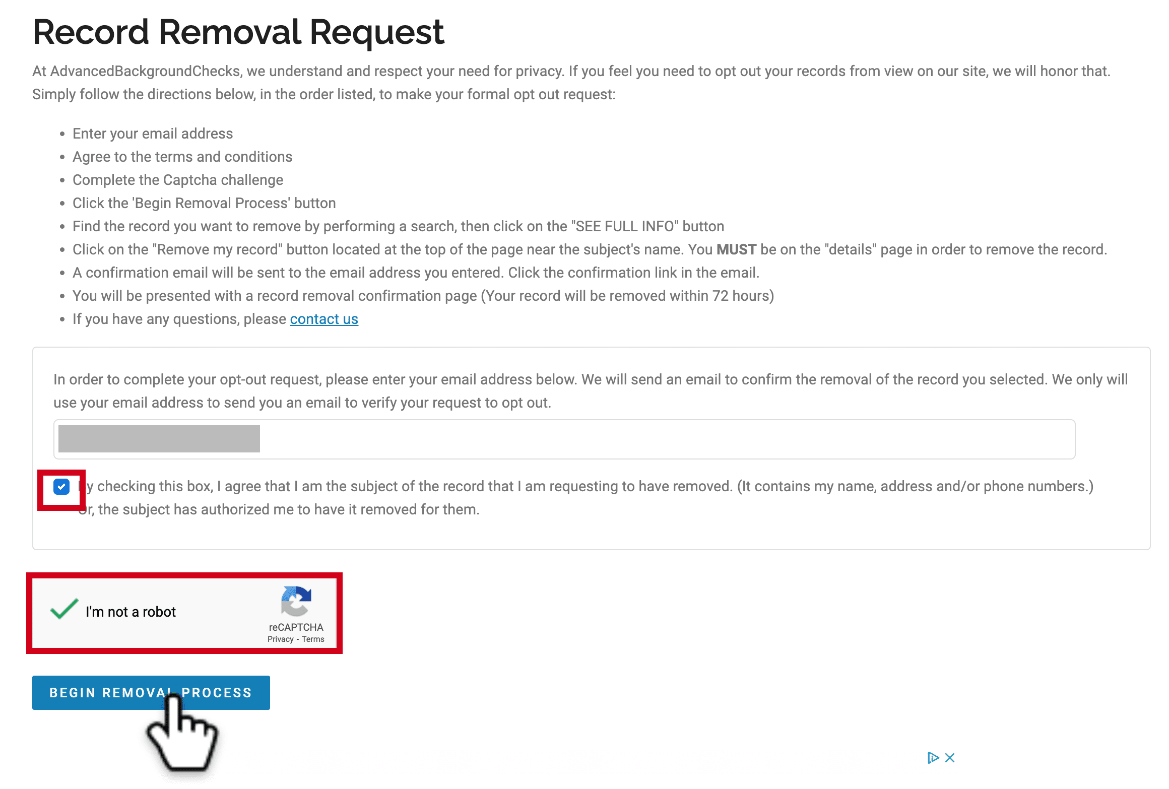 How to Opt Out of AdvancedBackgroundChecks.com