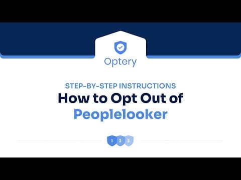Peoplelooker Step by Step Instructions