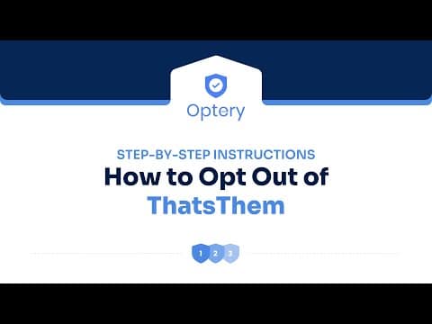 Opting Out of ThatsThem Step by Step Instructions