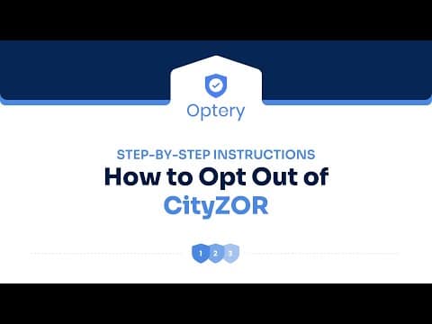 How to Opt Out of CityZOR – Step by Step Instructions