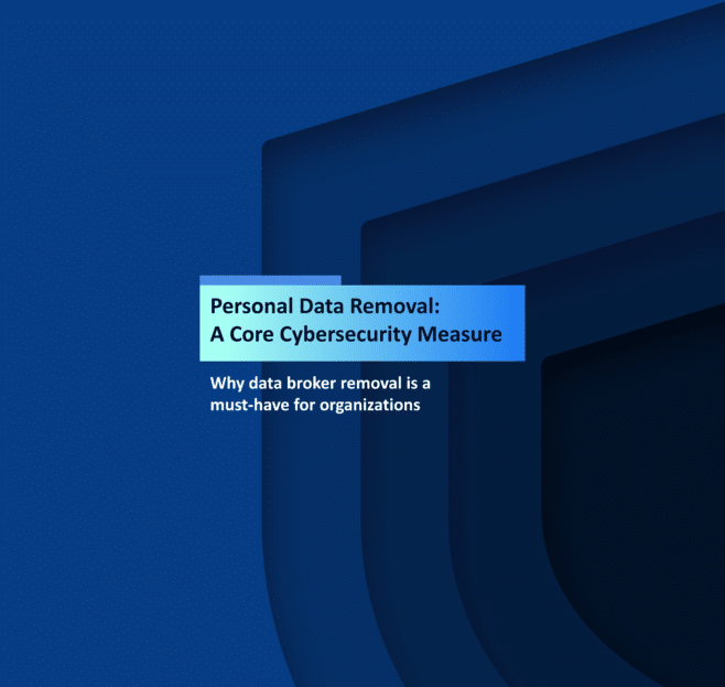 Personal Data Removal: A Core Cybersecurity Measure - Optery