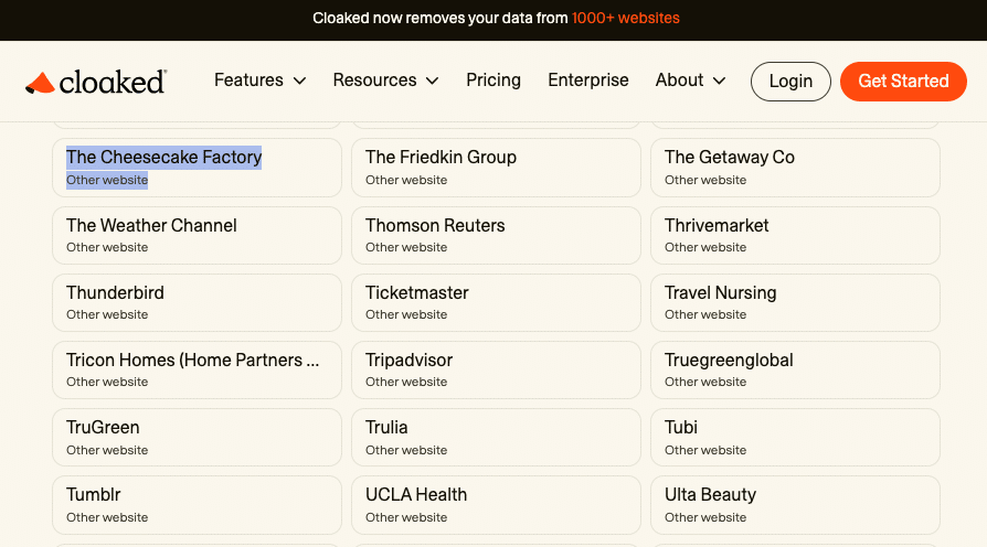 Cloaked Data Broker Coverage